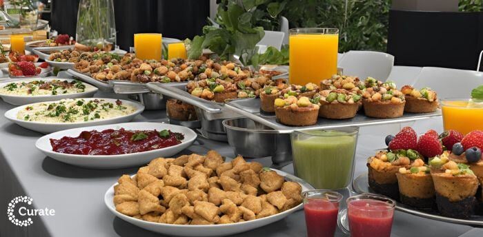 Vegan breakfast catering