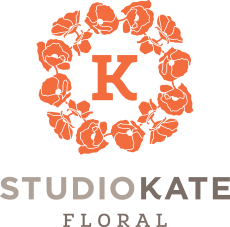 studio kate wedding florist logo