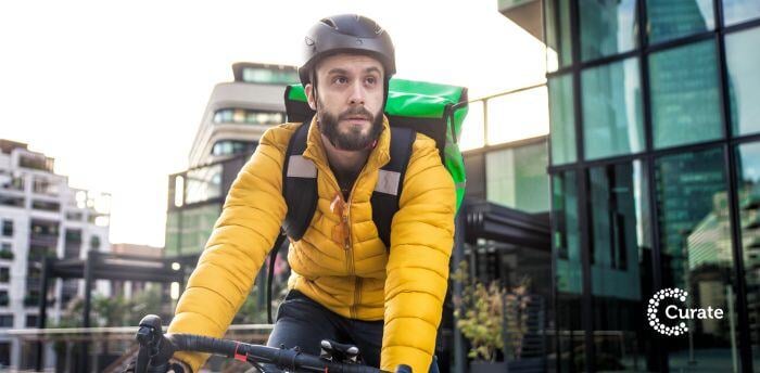 Food delivery rider