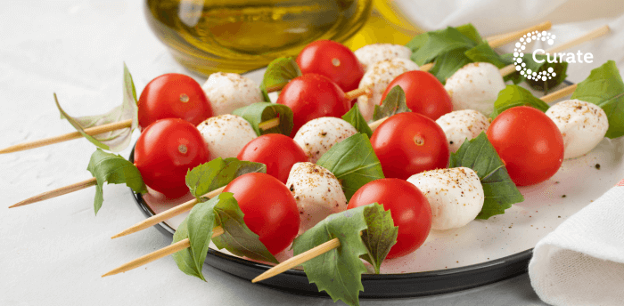 Mini Caprese Skewers